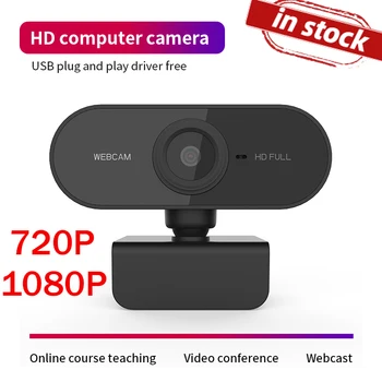 1080P 720p Webcam HD Kamera, Web Kamera Auto Focus Built-in Mikrofono Kompiuterių PC Nešiojamas Tab Konferencijos Transliacija internetu Lašas Laivas