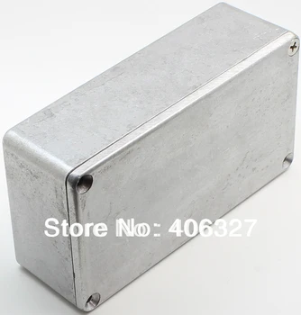 10VNT 1590N1/125B aliuminio poveikis gitaros pedalas stomp dėžutę