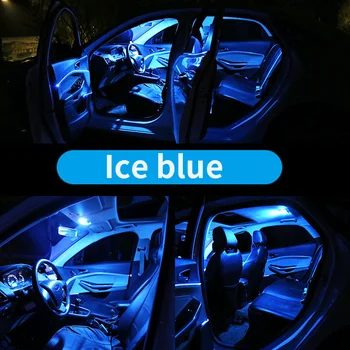 15vnt Balta Canbus LED Lempos, Automobilių Lemputės Interjero Paketas Rinkinys 2008-2016 Toyota Land Cruiser Žemėlapis Dome Kamieno Plokštė Šviesos