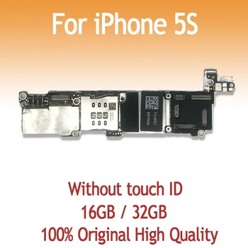 16GB 32GB 64GB originalas plokštė iPhone 5S be atspaudų be Touch ID atrakinti iOS logika valdybos nemokamas pristatymas