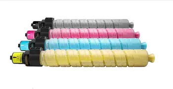 2018 naujos suderinamos spalvos dažų rinkinys ricoh Aficio MP C2500 MP C3000 kopijuoklių kasečių lazerinio spausdinimo miltelių rinkinį spausdintuvo tonerio KCMY 4pc