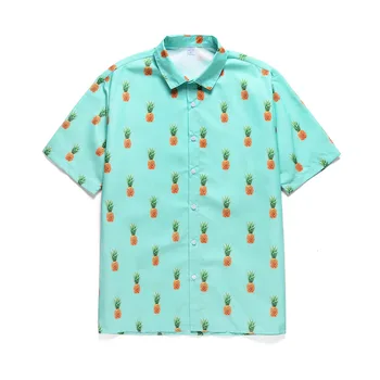 2020 Atsitiktinis Spausdinti Havajų marškinėliai Vyrams Vasaros camisa masculina Streetwear Mados Balta Trumpas Rankovėmis Atostogų ropa hombre blusa