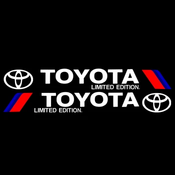 2vnt Automobilių Kėbulo Lipdukas Automobilių Ženklelis Emblema Automobilio Logotipas Apdailos Decal Toyota Corolla Yaris Rav4 Avensis Auris Camry C-hr 86 