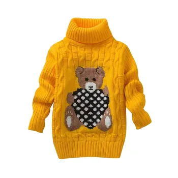 Bamblys baby girl berniukas patenka žiemos drabužių megztinis 2020 baby berniukas ir mergaitė vaikai kawaii mielas lokys megzti megztinis drabužiai baby girl