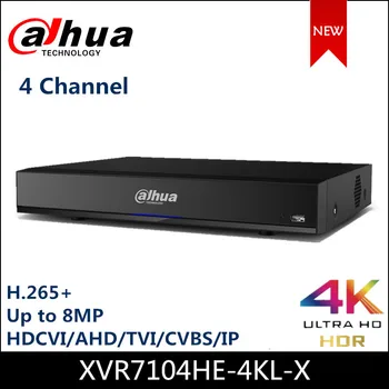 Dahua 4CH 4K XVR Penta-brid Mini 1U Skaitmeninis Vaizdo įrašymo įrenginys H. 265+ HDCVI HAINAUT TVI CVBS IP Smart Paieškos XVR7104HE-4KL-X
