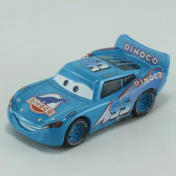 Disney Pixar Cars Nr. 95 Dinoco McQueen 1:55 Masto Diecast Metalo Lydinio Modle Mielas Žaislai Automobilių Vaikams Dovanos Brinquedos