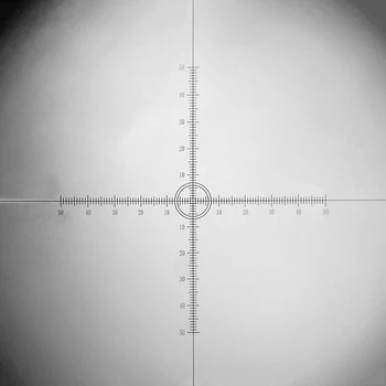 DIV=0,1 mm X=Y=10 mm, Skersmuo 24 mm Akių Kalibravimo Valdovas Kryžiaus Tinklelis Svarstyklės Matavimo Okuliaro Staliuko Mikroskopu