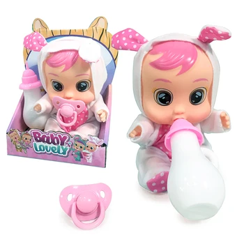 Elektros Ašaros, Kūdikių Žaislai, Lėlės, 8 colių, Ašarojimas Magija Baby Doll Realus Juoko, Kalbančios Lėlės, Žaislai Vaikams Staigmena Lėlės