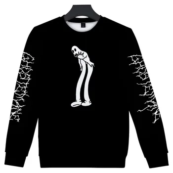 Ghostemane World Tour Roko Muzikos Logotipas 3D spausdinti Hoodie palaidinukė Vyrų/Moterų Atsitiktinis Hip-hop Hoodies palaidinės 3d viršūnes Drabužiai
