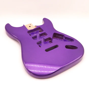 Gitara metalinių dalių violetinės spalvos tuopos medienos ST elektrinė gitara įstaiga 