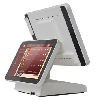 Haina Touch HN-DSA 15.6 Colių Jutiklinis Ekranas, POS Sistema, Dvigubas Ekranas POS Šilumos