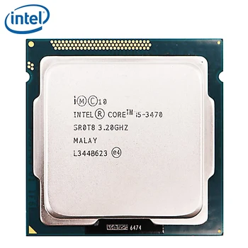 Intel Core i5-3470 i5 3470 Procesorius 6M Cache, 3.2 GHz, 77W LGA 1155 VNT kompiuterio Desktop CPU išbandyti darbo