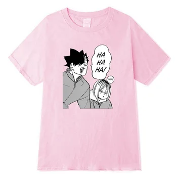 Japonų Anime Haikyuu Marškinėlius Vyrų Kawaii Animacinių filmų Sasuke Grafinis T Marškinėliai Harajuku Juokinga Unisex Negabaritinių marškinėliai Vyras