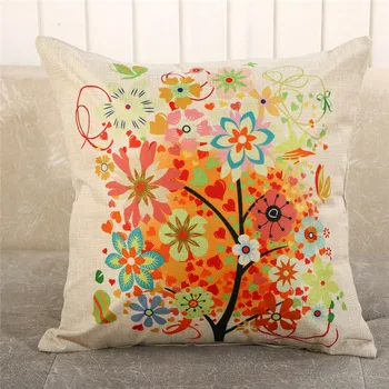 Laimė-elnias sofa-lova, dekoratyvinės pagalvės, patalynė pagalvėlės automobilių Mados gėlių almofadas derliaus Naujas Staly Medis