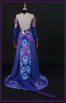 LOL Didinga imperatorienė Morgana Cosplay Kostiumas suknelė moterų uodega vinjetė perukas Helovinas kostiumai
