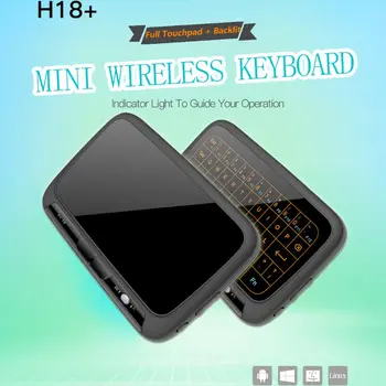 Mini Belaidė Klaviatūra Su Pilna Touchpad Apšvietimo Funkcija Oro Pelės, Klaviatūros Su Apšvietimu, Skirtą 