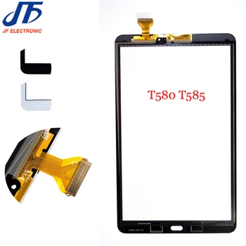 Nauji 10.1 colių Samsung Galaxy Tab T585 T580 Jutiklinis Ekranas skaitmeninis keitiklis Stiklo plokštės atsarginės Dalys, 10vnt/daug