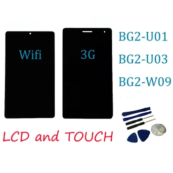 Originalus LCD su touch screen 7inch už Huawei Mediapad T3 7.0 3g arba wifi BG2-W09 BG2-U01 BG2-U03 Ekranas
