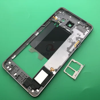 Pilnas Korpusas Case For Samsung Galaxy A5 2016 A510 A510F Viduryje Rėmas + Baterijos dangtelis + LCD stiklas + įrankio + Lipdukai