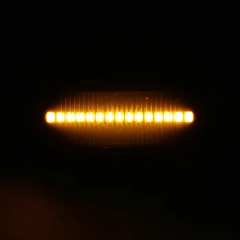 Pora Dinaminis LED Šoniniai Gabaritiniai Žibintai 12V Teka Posūkio Signalo Lemputė Indikatorių Tranzito 94-00 dėl Fiesta MK III Tourneo MK6 MK7