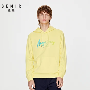 SEMIR Vyrų hoodies 2020 m. pavasarį naujas gobtuvu palaidinukė gradientas laiškas spausdinti hoodies vyras tendencija drabužius žmogui streetwear