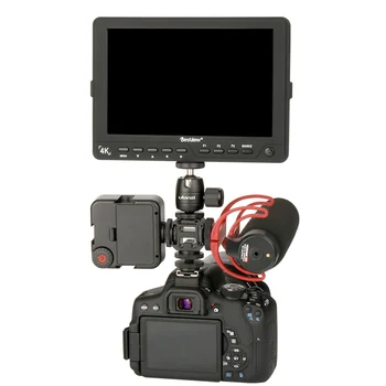 Ulanzi Triple 3 Šalto Batų Kalno Kamera, Batų Kalno Paramos-MM1 Mikrofonas, Vaizdo LED Šviesos DSLR Nikon Canon Fotoaparatą