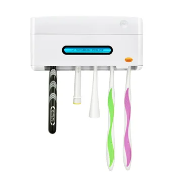 Vonios Aksesuarai UV dantų šepetėlį Sterilizer dantų šepetėlį Turėtojas, Automatinė, dantų Pasta Squeezers Vonios kambarys, Saugojimo USB Plug-in Darbas