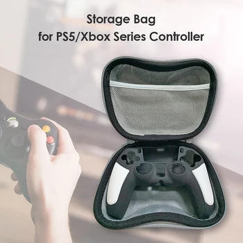 Žaidimų Valdiklis Sunkiai Shell Nešiojamų EVA Priimančiosios Žaidimas lagaminas, apsauga nuo dulkių Maišelis Sony PS5 DualSense Xbox Serijos X Valdytojas